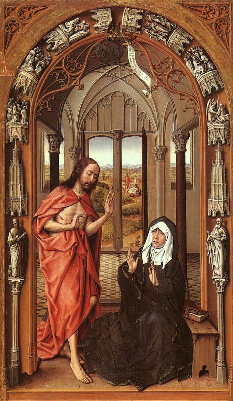 Christ Appearing to His Mother, approx, WEYDEN, Rogier van der